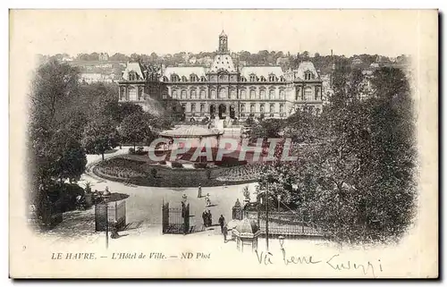 Cartes postales Le Havre L&#39hotel de ville