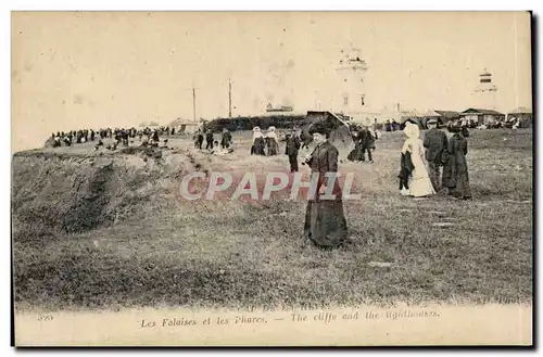 Cartes postales Le Havre Cap de la Have Les falaises et les phares lighthouse