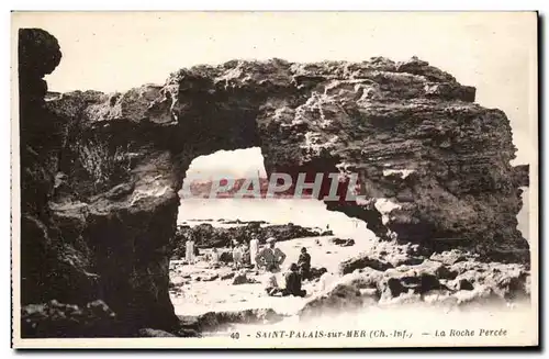 Ansichtskarte AK Saint Palais sur Mer La roche percee