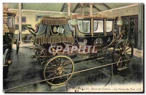 Cartes postales Versailles Maison des voitures La voiture du tsar ( Russie Russia )