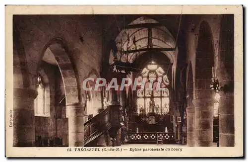 Cartes postales Tregastel Eglise aproissiale du Bourg