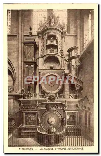 Cartes postales Strasbourg Cathedrale L&#39horloge astronomique