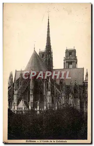 Cartes postales Orleans L&#39abside de la cathedrale