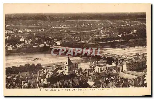 Cartes postales Orleans Vue generale de la Loire