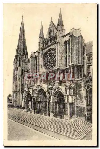 Cartes postales Chartres La cathedrale Portail sud