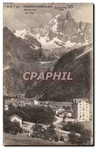 Cartes postales Chamonix Mont Blanc Les praz