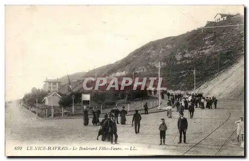 Ansichtskarte AK Le Nice Havrais Le boulevard Felix Faure