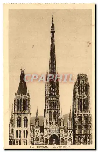 Cartes postales Rouen la cathedrale