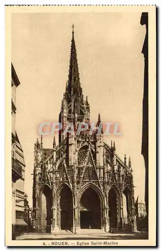 Cartes postales Rouen Eglise Saint Maclou