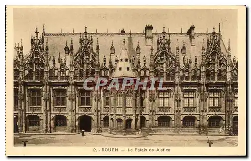 Cartes postales Rouen Palais de justice