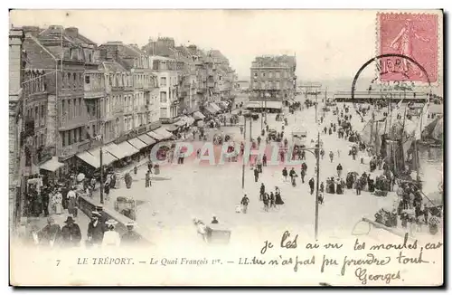 Cartes postales Le Treport Le quai Francois 1er