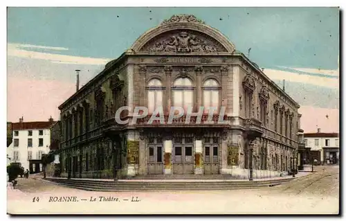 Cartes postales Roanne Le theatre