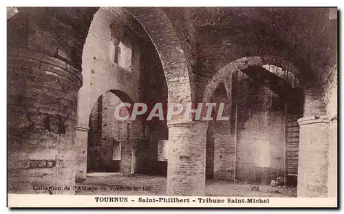 Cartes postales Tournus St Philibert Tribune Saint Michel