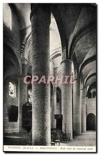 Ansichtskarte AK Tournus St Philibert Nefs vues du transept nord