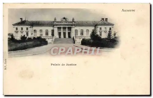 Ansichtskarte AK Auxerre Palais de justice