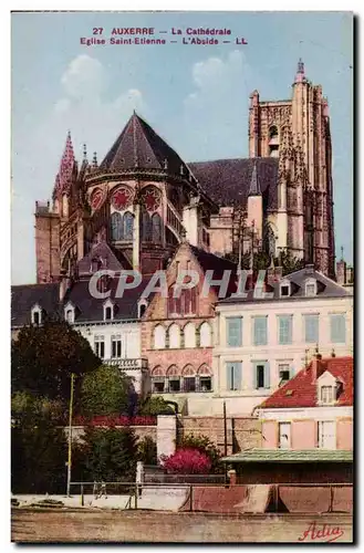 Cartes postales Auxerre La cathedrale Eglise Saint Etienne L&#39abside