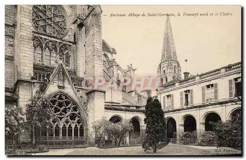 Ansichtskarte AK Auxerre Ancienne abbaye de Saint Germain le transept nord et le cloitre