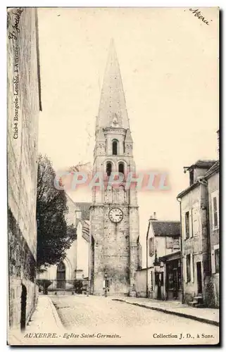 Cartes postales Auxerre Eglise Saint Germain