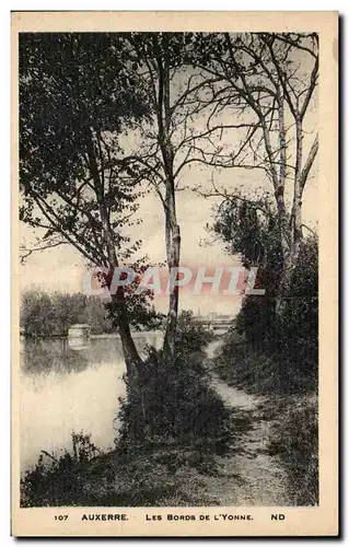 Cartes postales Auxerre Les bords de l&#39Yonne