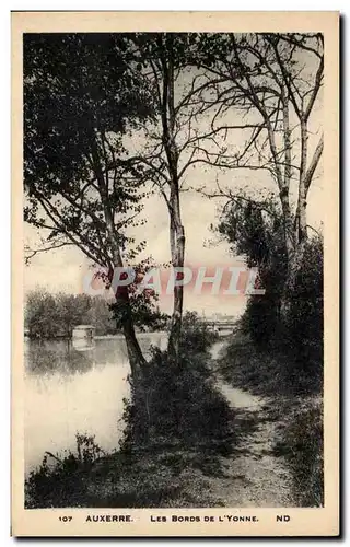 Cartes postales Auxerre Les bords de l'Yonne