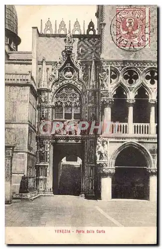 Ansichtskarte AK Italie Italia Venezia Porta della Carta