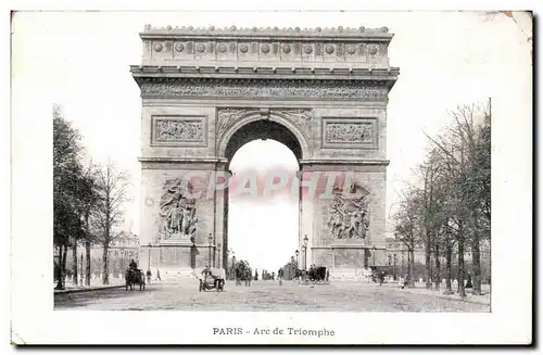 Cartes postales Paris Arc de Triomphe