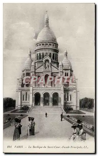 Ansichtskarte AK Paris Basilique du Sacre Coeur Facade principale