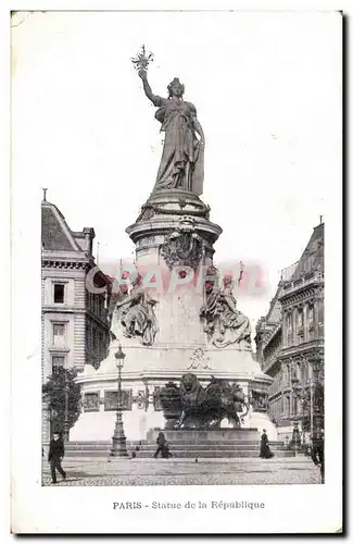 Paris Cartes postales Statue de la Republique