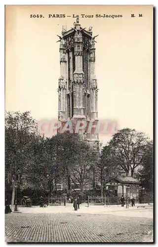 Cartes postales Paris Tour Saint Jacques