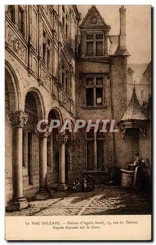 Cartes postales orleans Maison d&#39Agnes Sorel