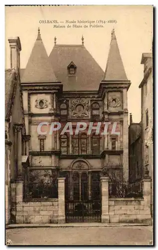 Cartes postales Orleans Musee historique Maison de Diane de Poitiers