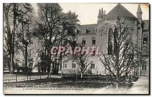 Ansichtskarte AK Orleans Maison mere des soeurs de St Aignan 20 rue st Marc Vue de l&#39etablissement et du sanct