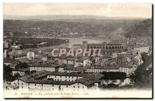 Cartes postales Vienne Vue generale prise de Coupe Jarret