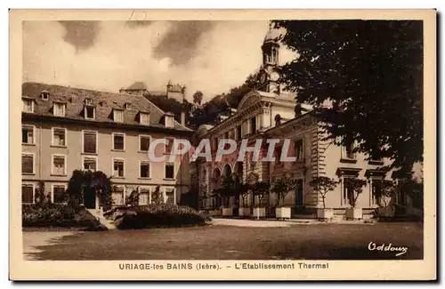 Cartes postales Uriage les Bains L&#39etablissement thermal