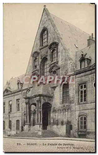 Ansichtskarte AK Dijon Le palais de justice