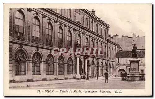 Ansichtskarte AK Dijon Entree du musee Monument Rameau