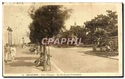 Arcachon Cartes postales Le boulevard Promenade