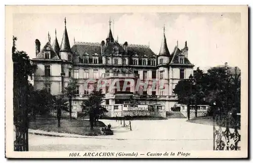 Cartes postales Arcachon Casino de la plage