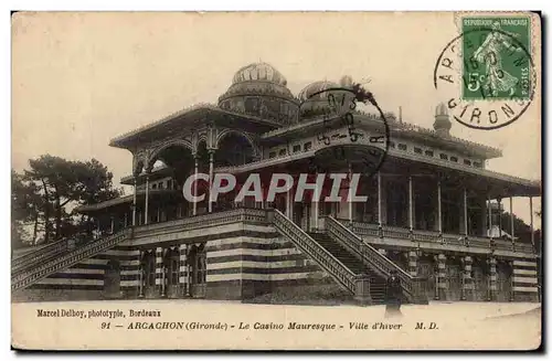 Cartes postales Arcachon Le casino mauresque Ville d&#39hiver