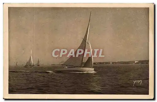 Cartes postales Arcachon Les regates Voiliers