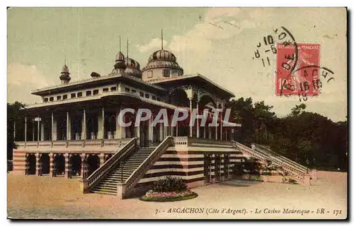 Cartes postales Arcachon Le casino mauresque