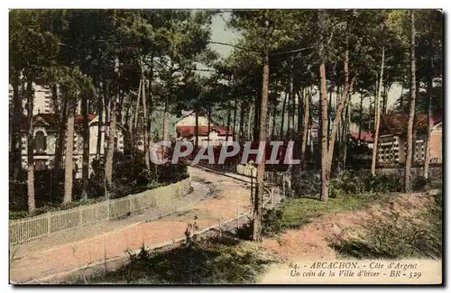 Arcachon Ansichtskarte AK Un coin de la ville d&#39hiver