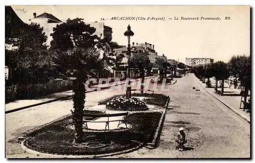 Arcachon Cartes postales Le boulevard promenade