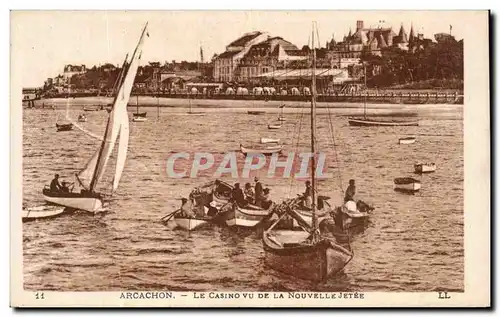 Arcachon Cartes postales Le casino vu de la nouvelle jetee