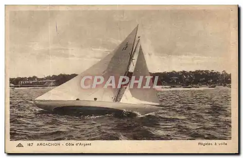 Arcachon Cartes postales Regates a voile