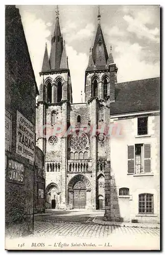 Cartes postales Blois L&#39eglise Saint Nicolas