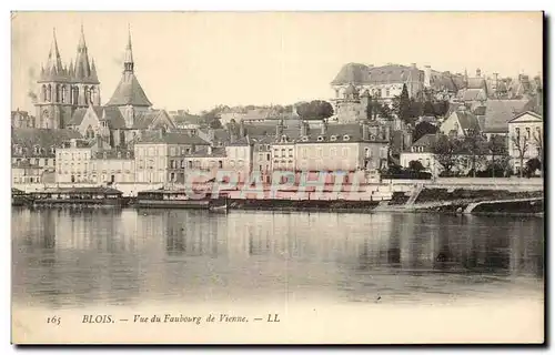 Cartes postales Blois Vue du faubourg de Vienne