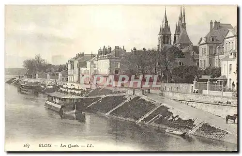 Cartes postales Blois Les quais