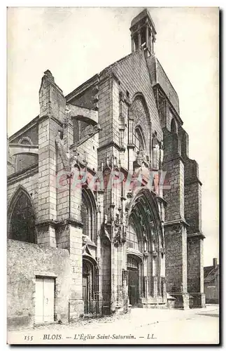 Cartes postales Blois Eglise Saint Saturnin