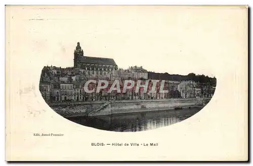 Cartes postales Blois Hotel de ville Le mail